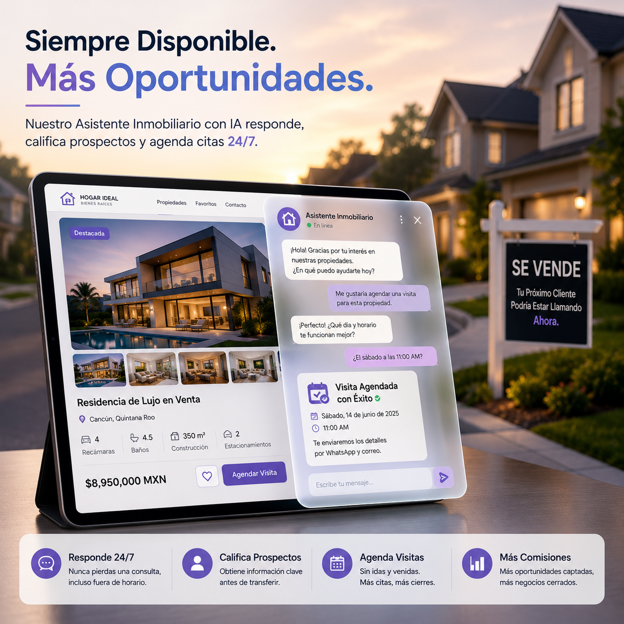 Featured Real Estate Spanish Mockup